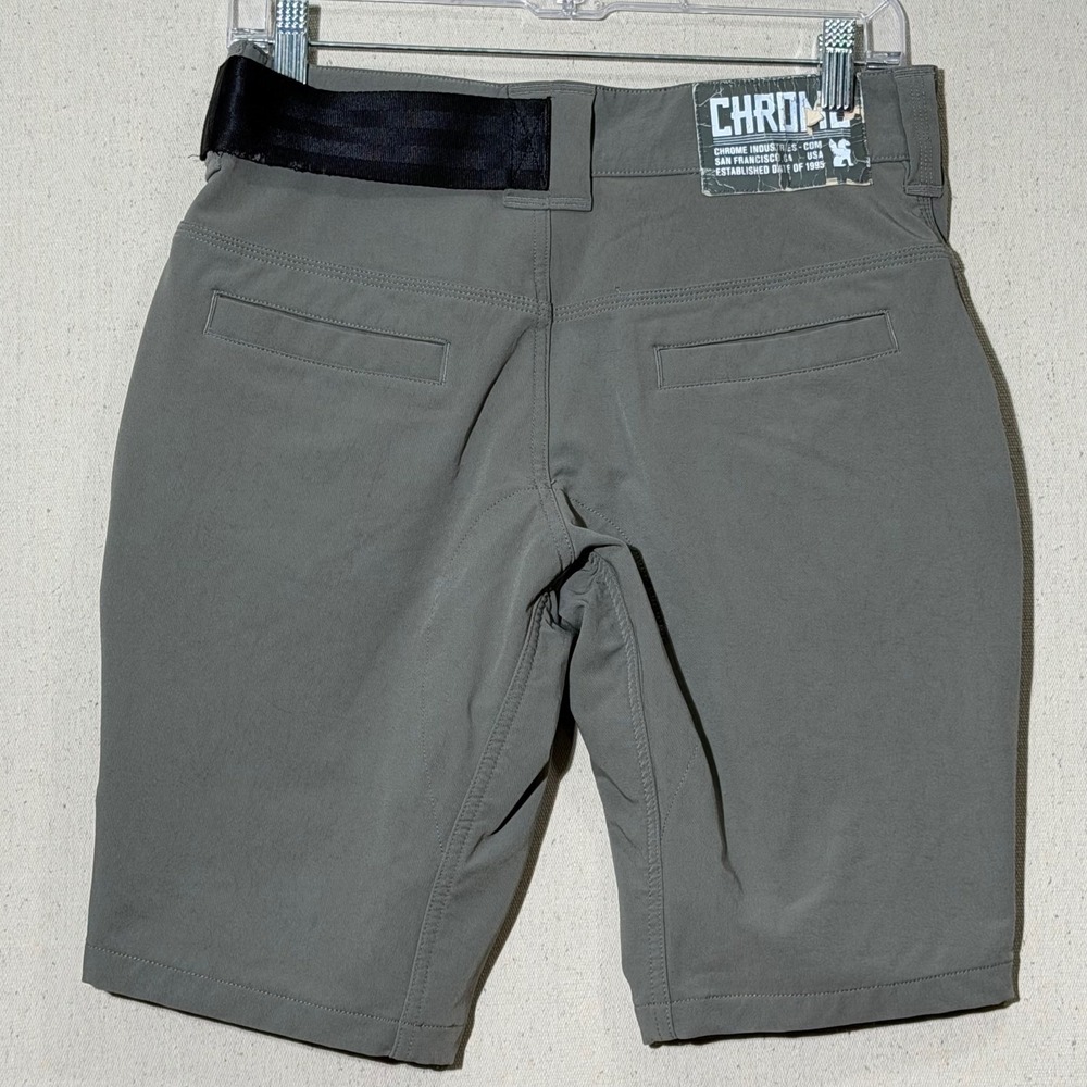 Chrome Industries Union Shorts 2.0 Men 30 Grey Urban Cycling Techwear AP403GY - Picture 2 of 7